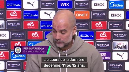 Man. City - Guardiola évoque la domination des Citizens sur l'Angleterre