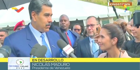 Presidente de Venezuela arriba a sesión de Cumbre de la Celac