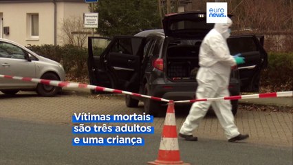Tiroteio na Alemanha: quatro mortos, incluindo uma criança. Suspeito é um militar e foi detido