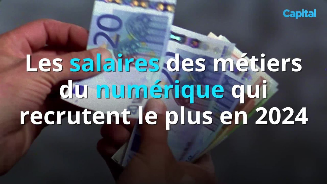 Les salaires des métiers du numérique qui recrutent le plus en 2024 (1)