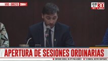 Nacho Torres inauguró las sesiones ordinarias en Chubut