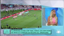 Revanche de 15 anos: Renata Fan e Denílson analisam vitória do Fluminense sobre LDU