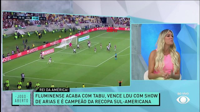 Revanche de 15 anos: Renata Fan e Denílson analisam vitória do Fluminense sobre LDU