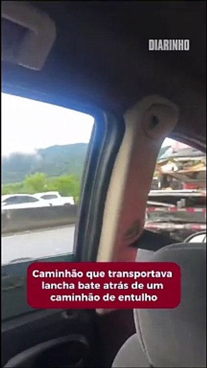 Acidente interdita a BR 101