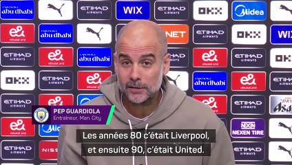 Guardiola évoque la domination des Citizens sur l'Angleterre