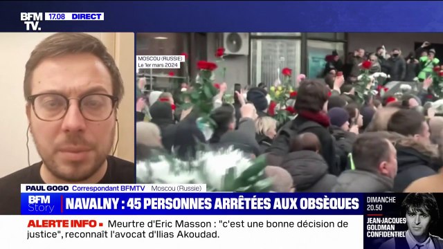 Obsèques d'Alexeï Navalny: 45 arrestations lors de rassemblements en marge des funérailles de l'opposant politique russe