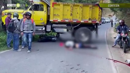 Apenas tenía 16 años Perdió la vida cuando realizaba piques chocó contra una volqueta