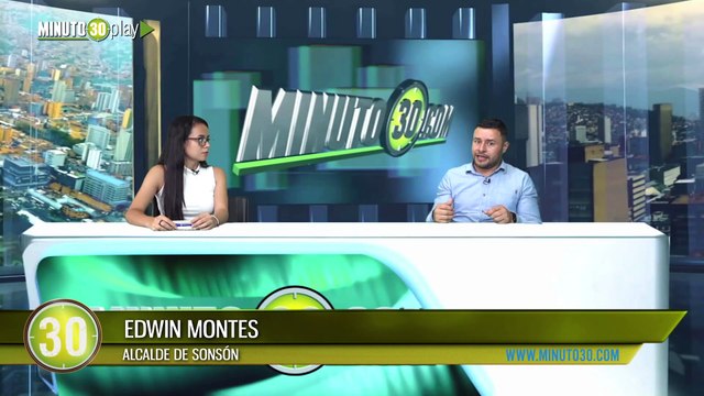 Edwin Montes, alcalde del municipio de Sonsón, habla de la logística de las Fiestas del Maíz