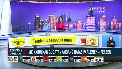 MK Kabulkan Gugatan Ambang Batas Parlemen 4 Persen, Berlaku di Pemilu 2029