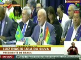 Pdte. de Brasil, Luiz Inácio Lula da Silva, llamó a la recuperación del espíritu de solidaridad
