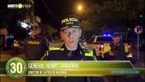 Noche de disturbios en Caucasia. hubo fuertes enfrentamientos entre encapuchados y la fuerza pública