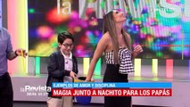 El divertido momento del mago Nachito en La Revista junto a los presentadores de La Revista