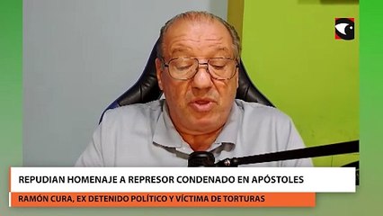 Repudian homenaje a represor condenado en Apóstoles