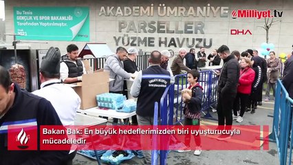 Bakan Bak: En büyük hedeflerimizden biri uyuşturucuyla mücadeledir