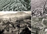 Edinburgh retro: pictures of the capital from the sky