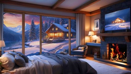 Free snow cottage footage Chill Lofi Jazz footage for use free copyright video FreeVideos_1080p