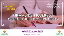 Firmas de mujeres, Artistas Políticas y Deportistas