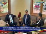 Jefe de Estado se reúne con Primer Ministro de Dominica para estrechar lazos bilaterales