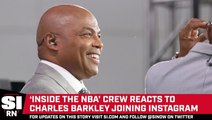 'Inside the NBA' Crew Hilariously Reacts to Charles Barkley Joining Instagram
