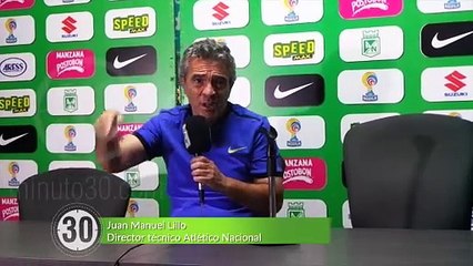 20-11-17 Juan Manuel Lillo entrega balance del clasico antioqueno