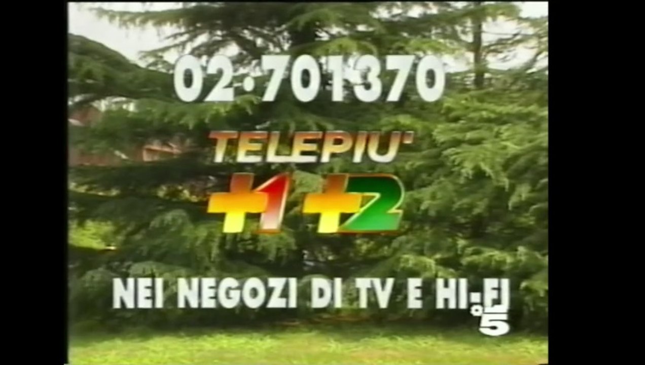 Pubblicità/Bumper anno 1994 Canale 5 - Tele + con Massimo Boldi - Video ...