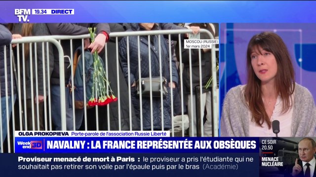 Rassemblements en hommage à Alexeï Navalny: C'est exactement les images que Vladimir Poutine voulait éviter , pour Olga Prokopieva (porte-parole de l'association Russie Libertés)