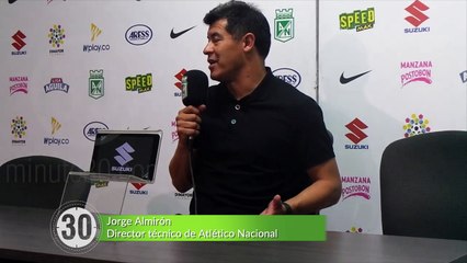 26-07-18 Almiron sugiere que jugadores de Tolima se tiraron al piso en exceso