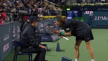 Rublev disqualified after screaming at line judge