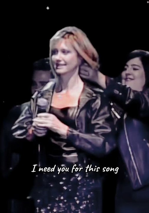 Olivia Newton-John and John Travolta live