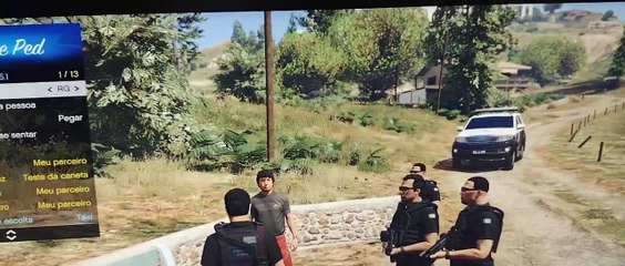 GTA V PM SP, GARRA foi averiguar uma possível venda de drogas nas proximidades