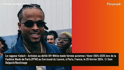 Tina Kunakey très proche du rappeur Kalash au défilé Off-White face à Tyga, Serena Williams et Willow Smith