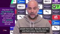 Guardiola refuses to make 'bad jibe' towards United