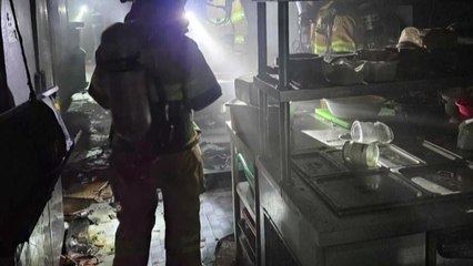 강원도 평창 식당서 불...60대 부부 병원 이송 / YTN