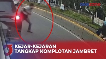 Aksi Kejar-Kejaran Polisi Tangkap Komplotan Jambret di Kelapa Gading