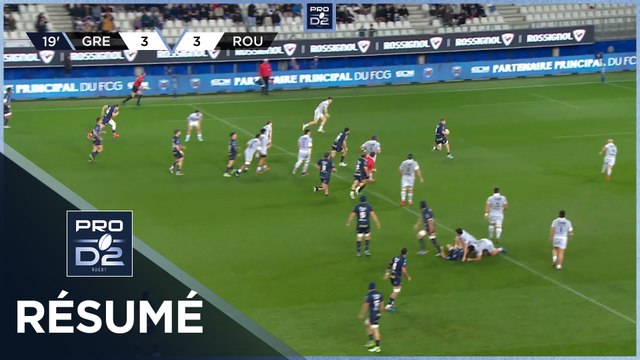 PRO D2 Saison 2023-2024 J22 - Résumé FC Grenoble Rugby - Rouen Normandie Rugby