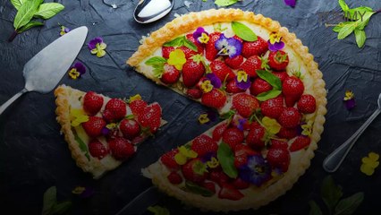 طريقة عمل تارت الفراولة