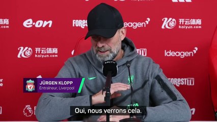 Klopp salue Nunez qui a "immédiatement calmé" les fans adverses