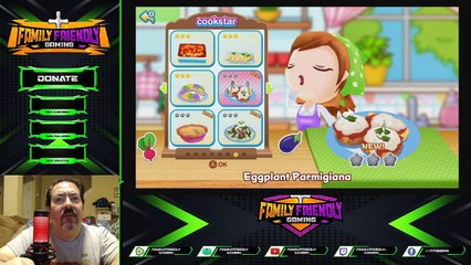 Cooking Mama Cookstar Vegeterian Eggplant Parmigiana