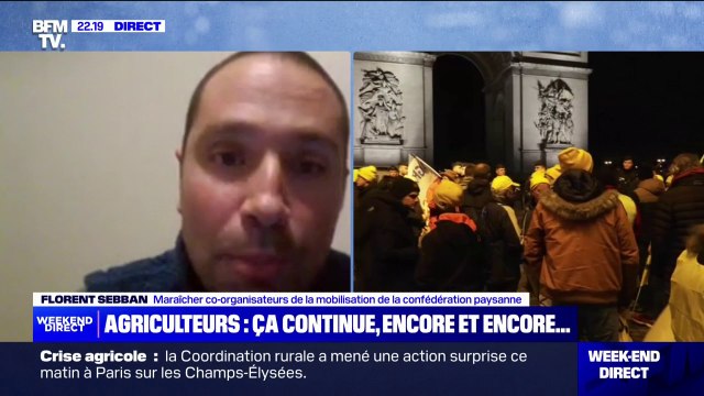 Colère des agriculteurs: Il y a un réveil qui est en train de se faire , pour Florent Sebban (Confédération paysanne)