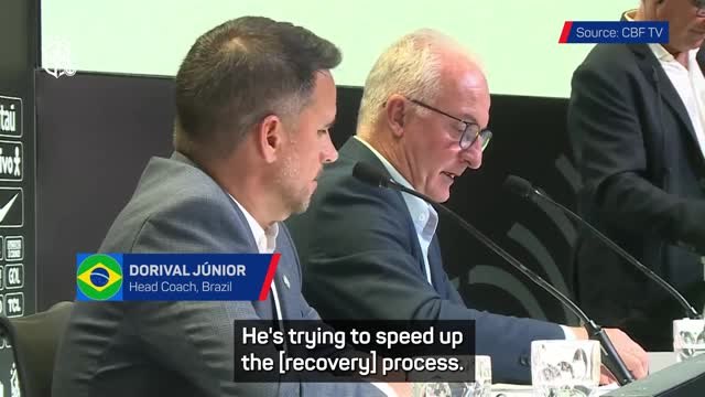 Brazil coach provides an update on Neymar recovery