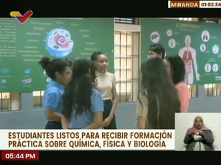 Miranda | Mincyt entrega insumos para la recuperación del laboratorio de la U.E.N. El Libertador