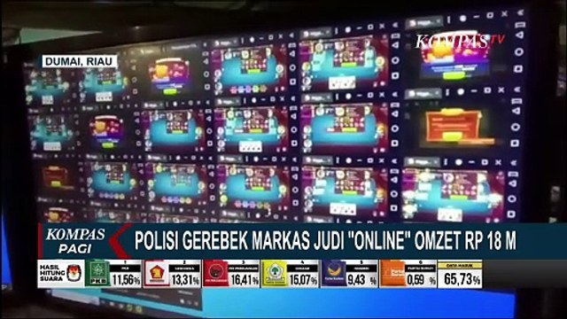 Polisi Gerebek Markas Judi Online Omzet Rp 18 M di Dumai, 33 Operator dan Ratusan Komputer Diamankan