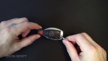Mercedes Key Fob Battery Replacement. No tools