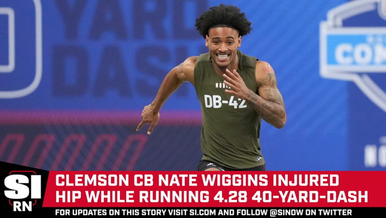 Clemson's Nate Wiggins Suffers Injury While Running Fastest 40-Yard Dash at Combine
