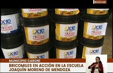 Bolívar | Bricomiles dota de insumos para la recuperación de la U.E.N. Joaquín Moreno de Mendoza
