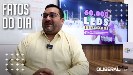 90 mil lâmpadas de LED devem ser instaladas em Belém até junho, garante Seurb