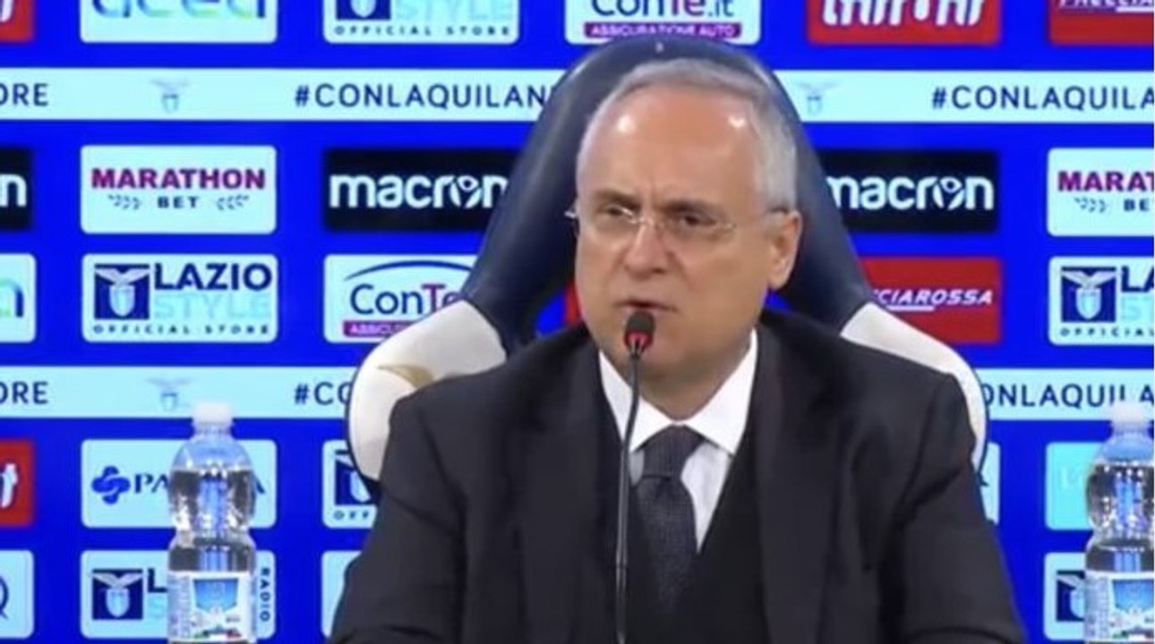 Lazio-Milan 0-1 | La conferenza fiume di Lotito dopo la gara