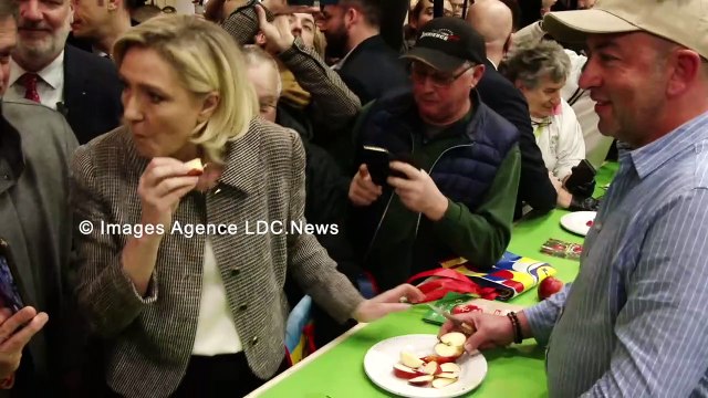 SIA2024 Marine le Pen au Salon de l'Agriculture. Paris/France - 28 Février 2024