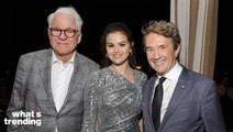 Steve Martin and Martin Short Gift Selena Gomez Flowers