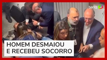 Alckmin presta socorro a homem que passou mal no AM